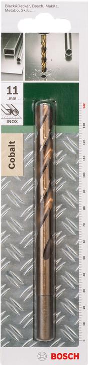 Produktbild Bosch Zubehör Metallbohrer HSS-Co, DIN 338 D= 11,0 mm L= 142 mm (11 mm)