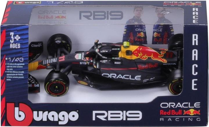 Actual product image Bburago Red Bull Racing F1 RB19 1/43 Pérez 2023