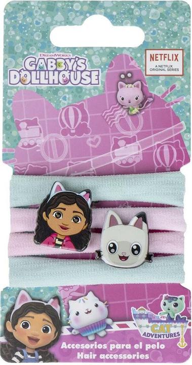 Produktbild Gabby's Dollhouse Haargrummi 4 Stücke Rosa (Haargummi)