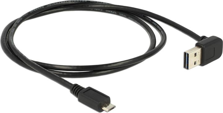 Produktbild Delock USB2.0-Kabel Easy A-MicroB: 5m, schwarz (5 m, USB 2.0)