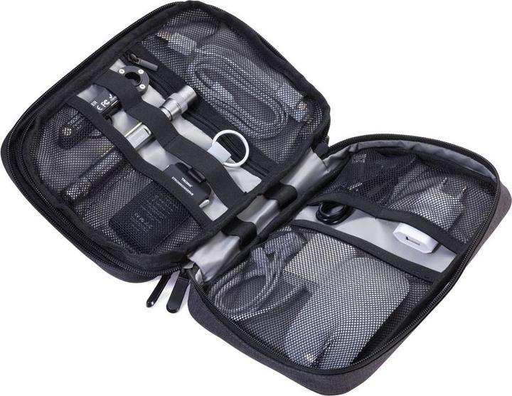 Produktbild Troika CONNECTED Organizer-Tasche mit 2 Reissverschlussfächern, grau