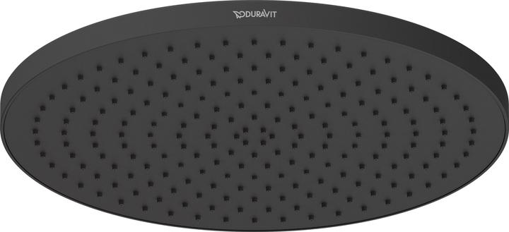 Actual product image Duravit Kopfbrause 1 jet, 230, MinusFlow schwarz matt schwarz matt (1 Beam type, 9 l/min)