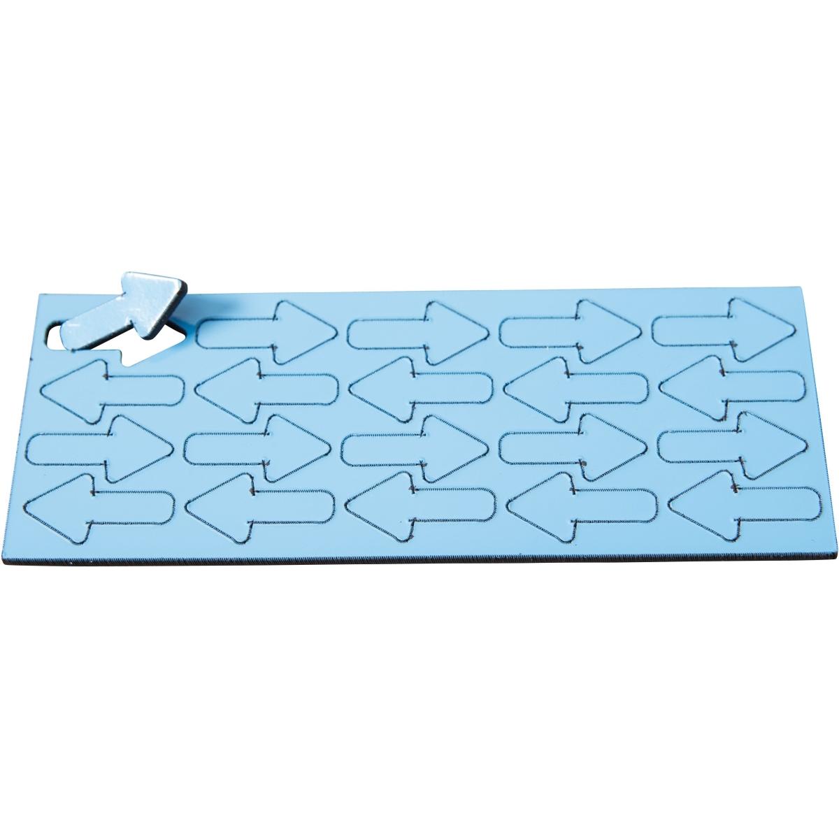 Ultradex, Magnet, Magnetische Symbole Pfeil 22,5x12mm VE=20 Stück hellblau (20 x)
