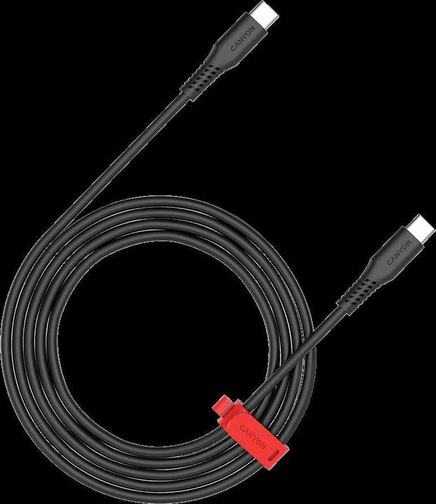 Actual product image Canyon Cable cable CC60SC C-C 60W 2m Black (2 m, 60 W)