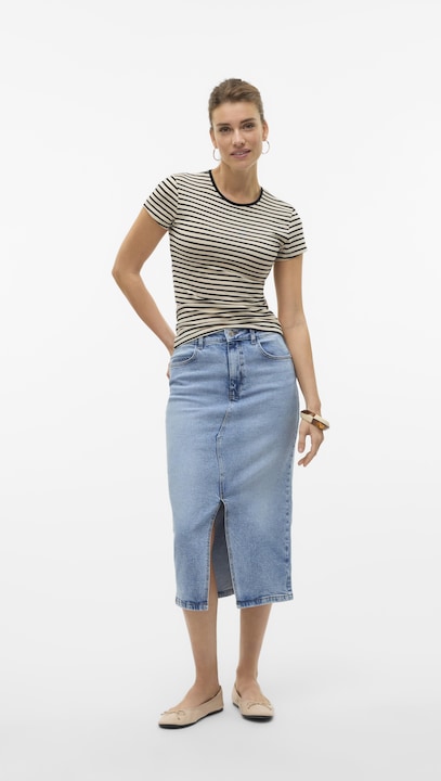 Immagine prodotto Vero Moda Vmnatalie Hr Midi Dnm Skirt Mix Noos (XS)