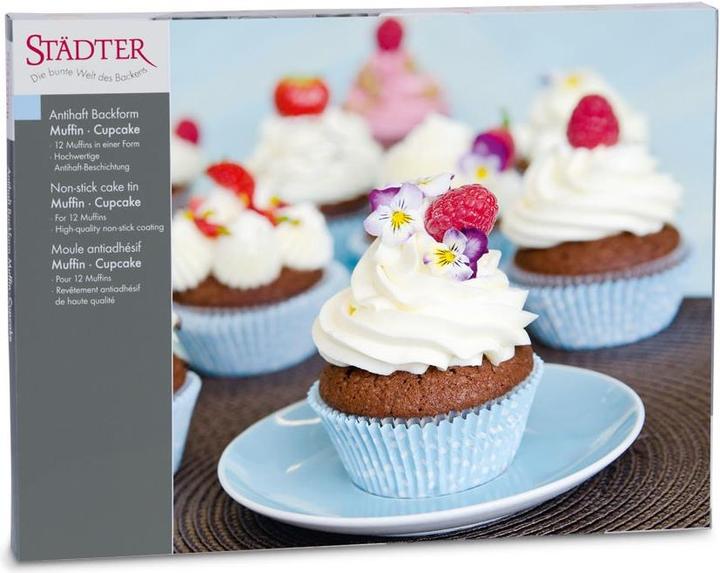 Produktbild Städter CupCakes Backform für 12 CupCakes (7 cm)