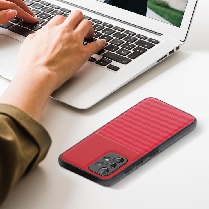 Produktbild Forcell SM Noble Case Galaxy A22 5G rot (Samsung Galaxy A22 5G)
