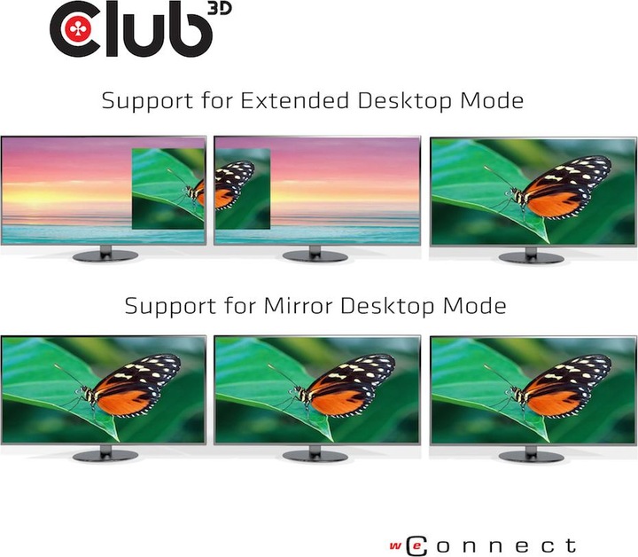 Produktbild Club 3D 3D Adapter CSV-7300 MST (DP, 13 cm)