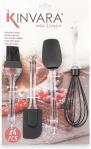 Actual product image Kinvara set 4 pieces silicone utensils