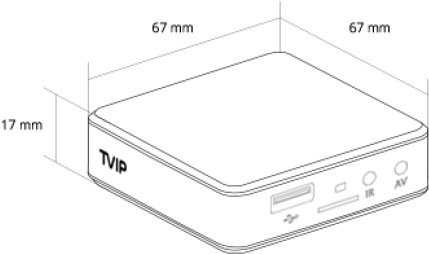 Produktbild TVIP S-Box v.530 (8 GB, IPTV)