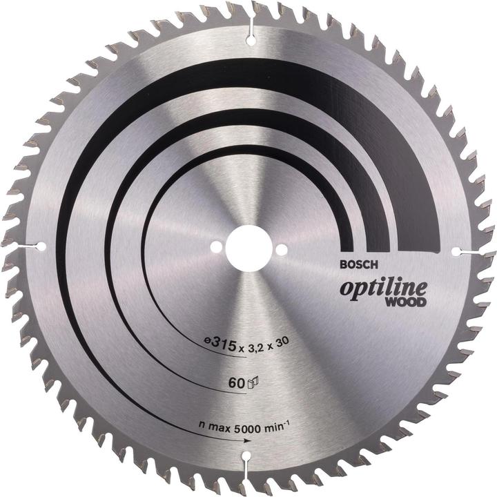 Produktbild Bosch Professional Zubehör PRO Wood Kreissägeblatt, 315 x 3.2 x 30 mm