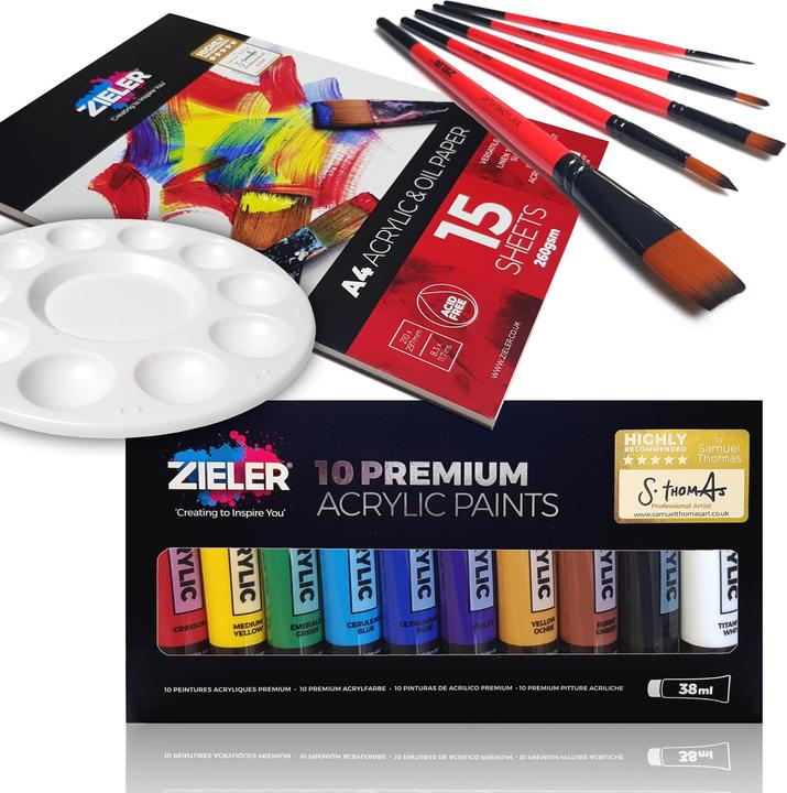 Actual product image Zieler Artist Acrylic Starter Set (609299307) (38 ml)