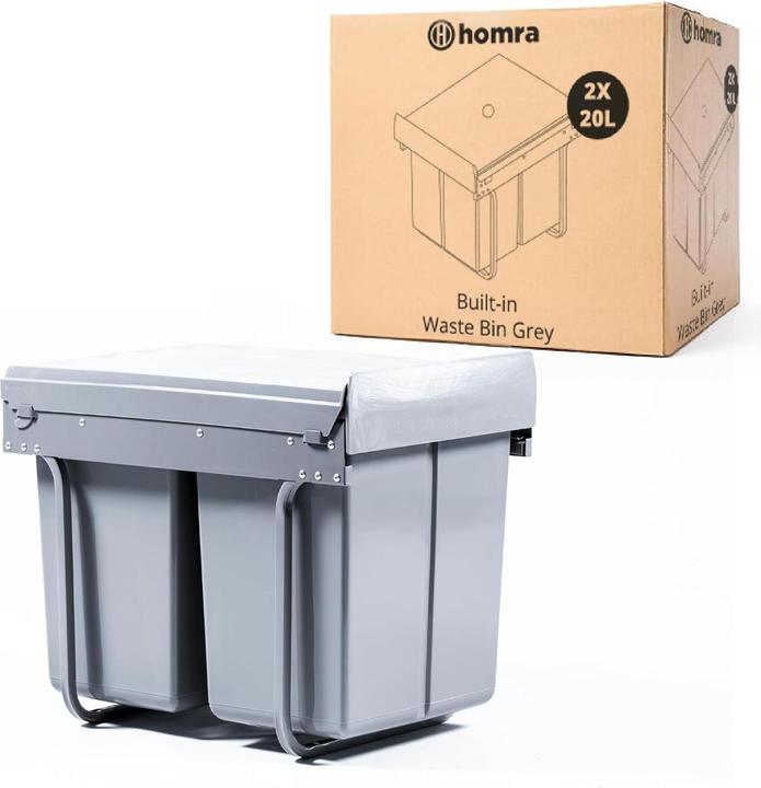 Produktbild Homra Ausziehbares Müll-Trennsystem (40 l)