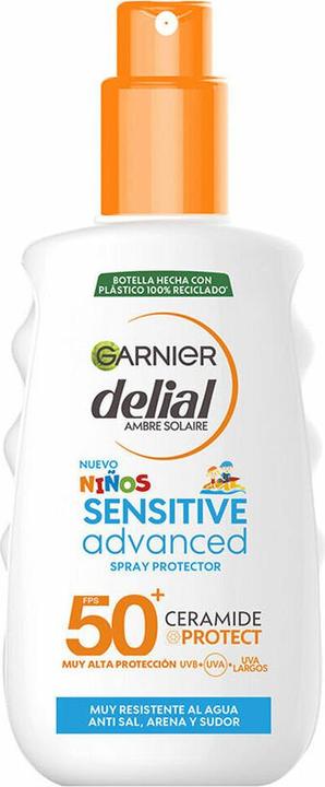 Image du produit Garnier Niños Sensitive Vapo Advanced SPF50 200ml (Lait solaire, SPF 50+, 200 ml)