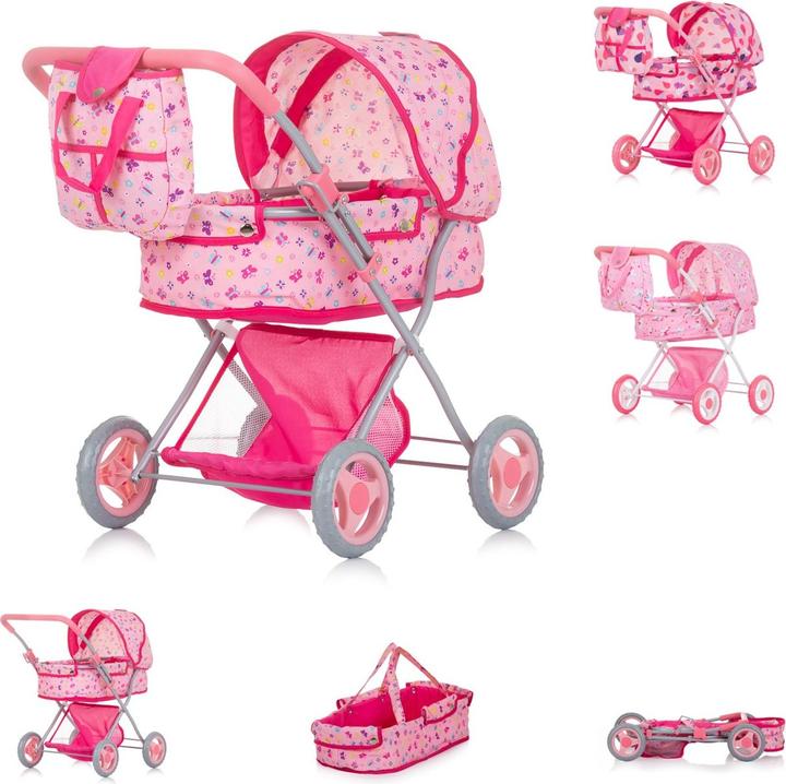 Chipolino Puppenwagen Dora Tasche