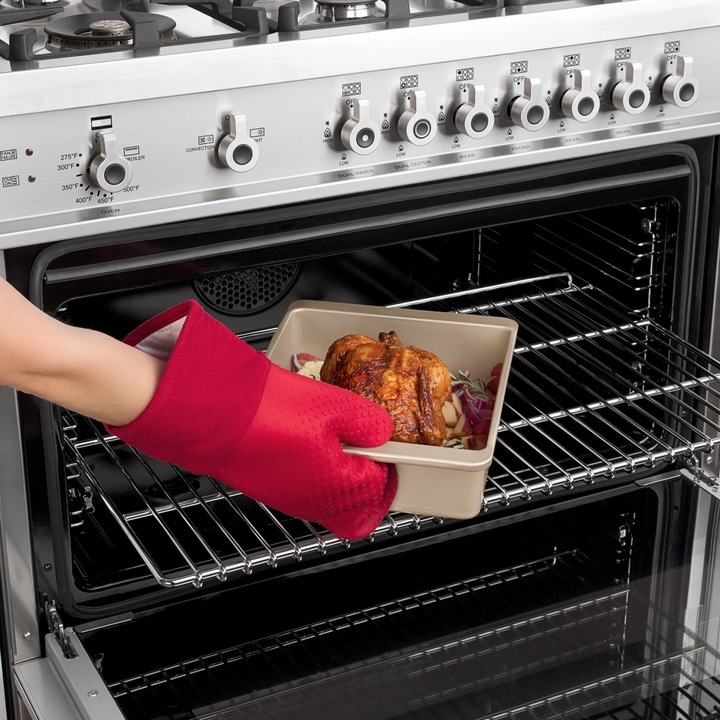 Actual product image OXO Kitchen glove, red (Silicone)