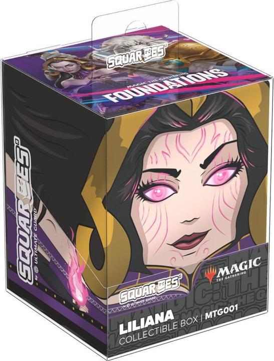 Actual product image Squaroes Squaroe Magic: The Gathering "Foundations" MTG001 - Liliana