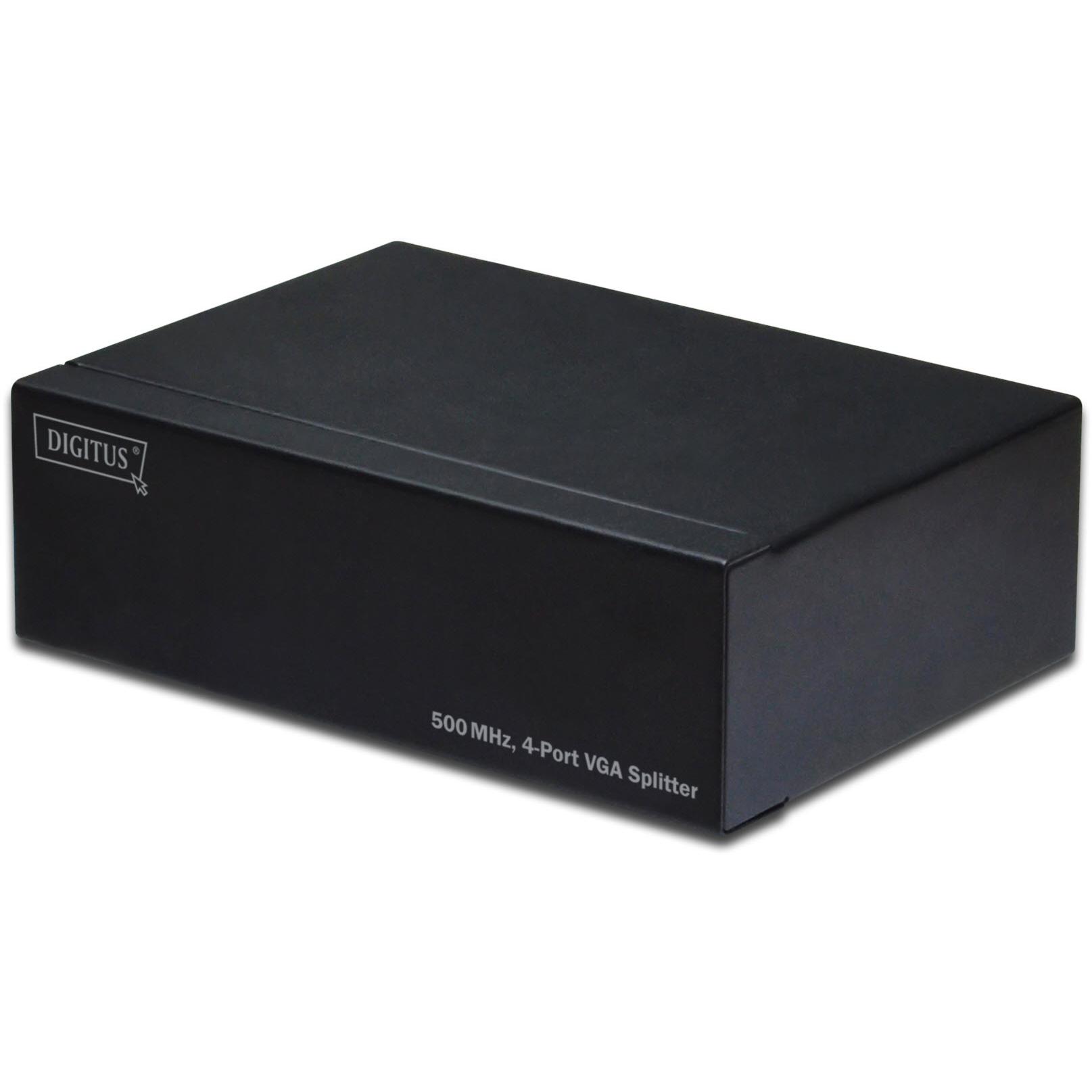 Digitus DC-42110 VGA Splitter, 4 Port, 2048x1536 Pixel, Switch Box
