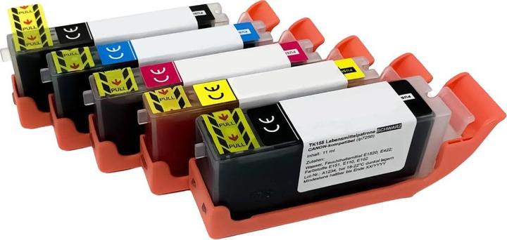 Image du produit Cartouches d'encre comestible - PGI-550BK & CLI-551YMBCK