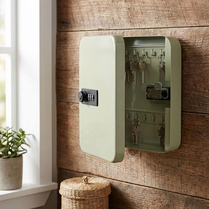 Actual product image Benson Key cabinet with code lock 20 hooks