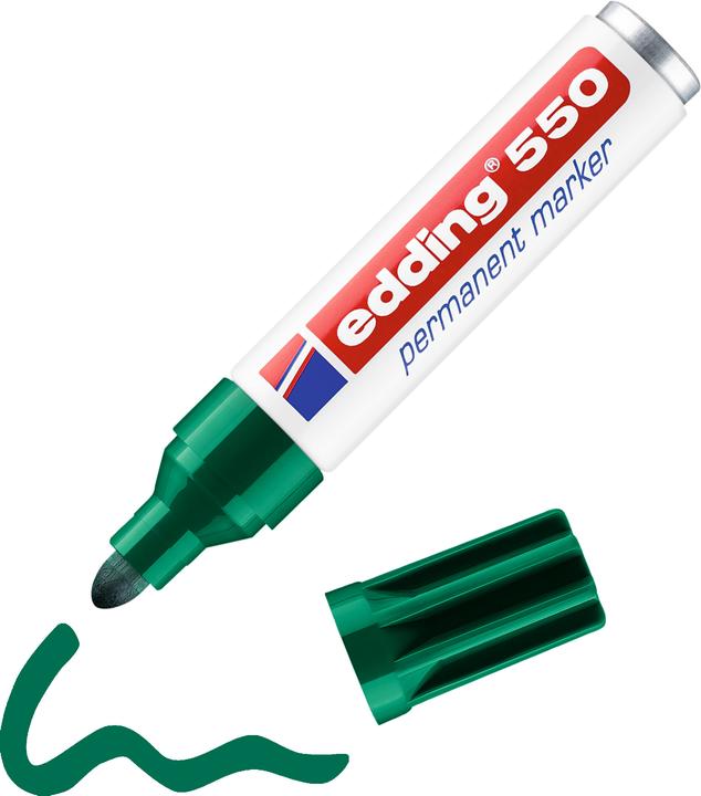 Produktbild Edding Permanent Marker 550 (Grün, 3 mm, 1 x)