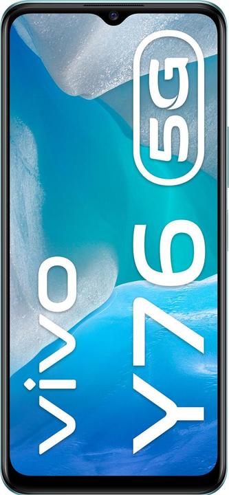 Actual product image Vivo Y76 5G (128 GB, Cosmic aurora, 6.58", Hybrid Dual SIM, 5G)