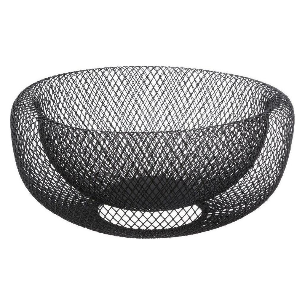5Five, Opbergmandje, Zwarte Fruitmand 125128A (27 cm)