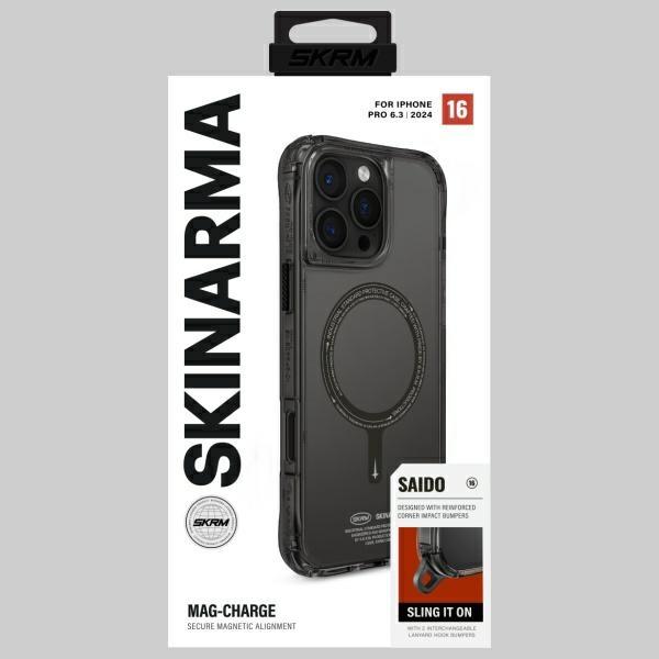 Produktbild Skinarma case Saido iPhone 16 Pro 6.3" Magnetic Charging black (Apple iPhone 16 Pro)