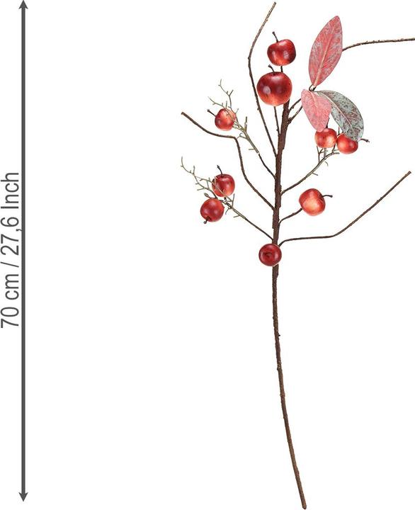 Actual product image Viana Kunstzweig Äpfeln