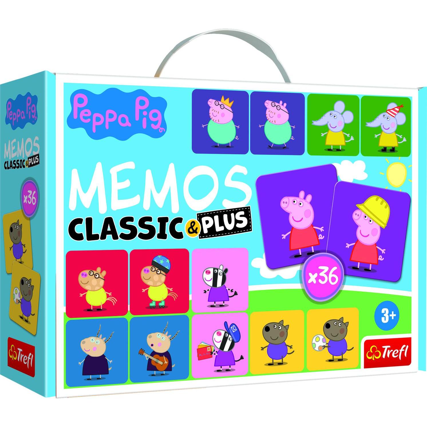 Thumbnail - Trefl educational game for children "Memos Classic & plus Peppa Pig 02270". (Deutsch)