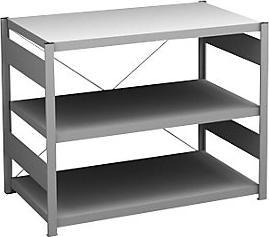 Actual product image kaiserkraft Sideboard plug-in shelf, galvanized