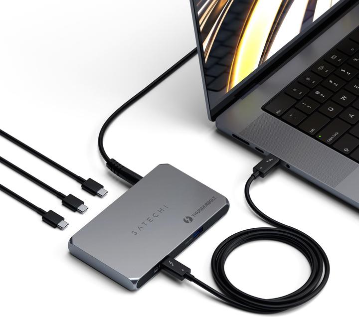 Actual product image Satechi Thunderbolt 4 Slim Hub (USB-C, 5 Ports)