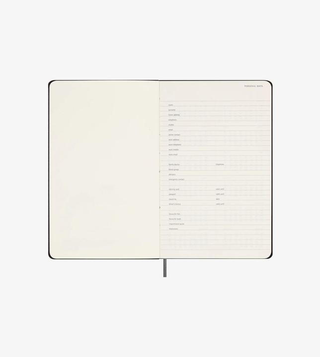 Productafbeelding Moleskine Jaarplanner (A5, Engels)