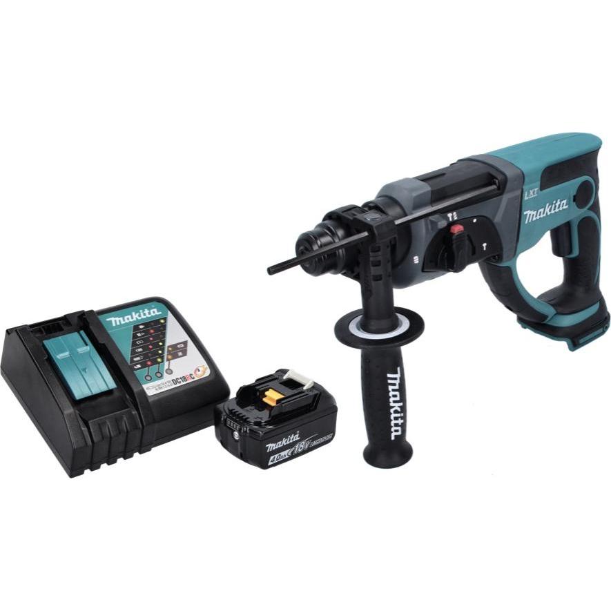 Thumbnail - Makita, Bohrmaschine + Akkuschrauber, DHR 202 RM1 Akku Kombihammer 18 V 2,0 J SDS Plus + 1x Akku 4,0 Ah + Ladegerät (Akk...