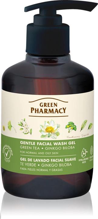 Elfa Pharm FACE Żel d/mycia 270ml zielona herbata+Ginkgo (Reinigungsgel, 270 ml)