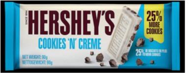 Produktbild Hershey's Cookies 'n' Creme 90 g (1 Stk., 90 g)