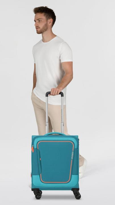 Actual product image American Tourister Case & Trolley Pulsonic Spinner 55 EXP (35 l)
