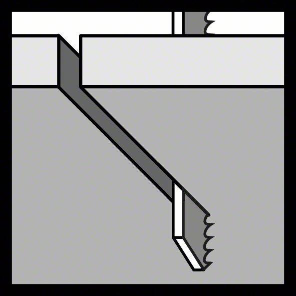 Produktbild Bosch Professional Zubehör PRO Metal thick and thin T123XF Stichsägeblatt, 100 mm, 25-tlg.
