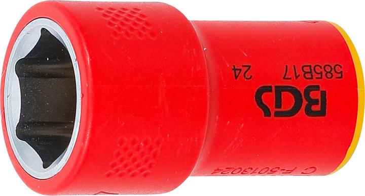 Immagine prodotto BGS VDE-Steckschlüssel-Einsatz Sechskant | Antrieb Innenvierkant 10 mm (3/8") | SW 17 mm (17 mm)