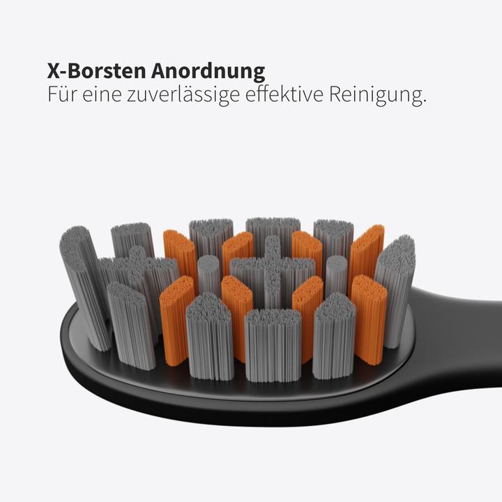 Produktbild Zahnheld Bürstenkopf Pro X-Clean 3x Schwarz (3 x)
