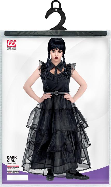 Actual product image Widmann Adams Family Wednesday prom dress girls