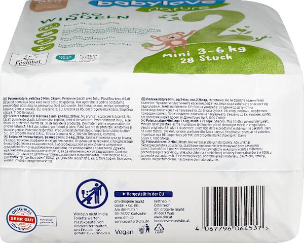 Image du produit dm babylove nature Windeln (Taille 2, Pack, 28 pcs)