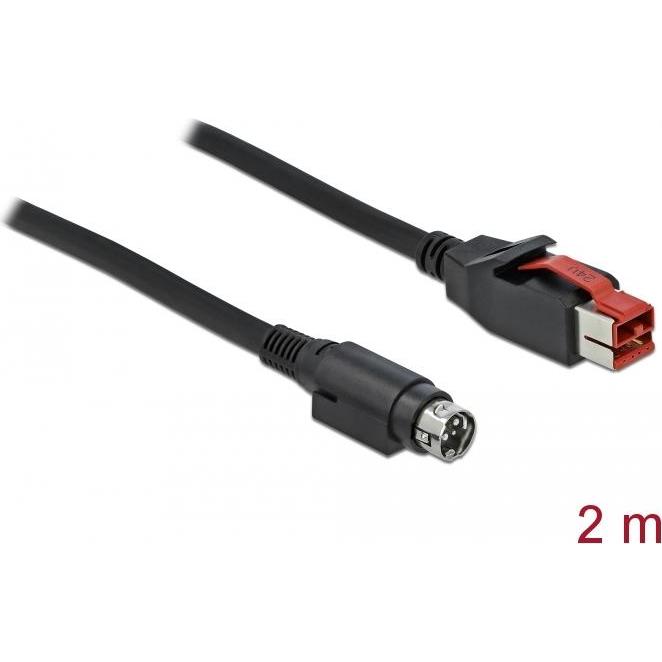 Delock Powered USB-Kabel (2 m, Parallel (Drucker)), Schnittstellenkabel
