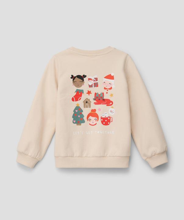 Produktbild s.Oliver Sweatshirt Sweatshirt mit Weihnachts-Motiv (116, 122)