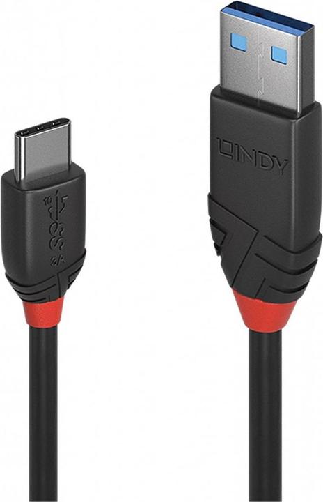 Lindy Zwarte lijn (0.50 m, USB 3.1)