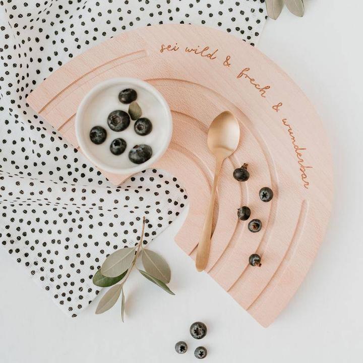 Actual product image Eulenschnitt Breakfast Board Rainbow