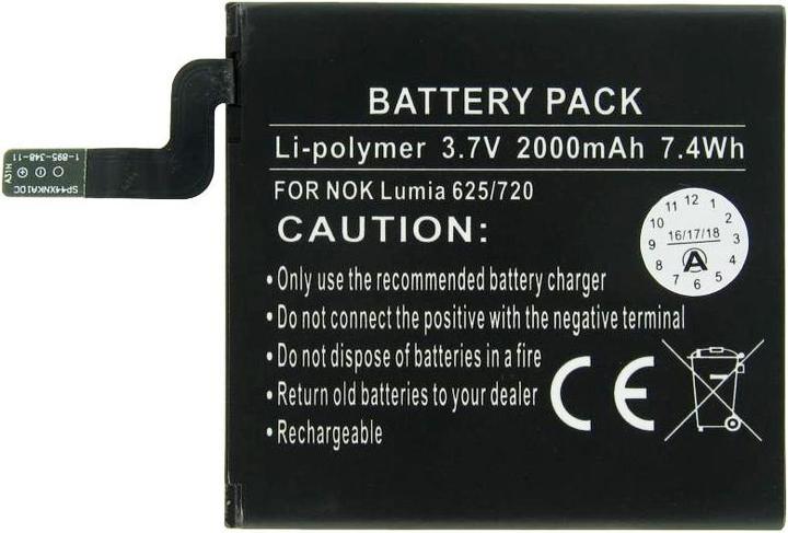 Image du produit Nokia Akku Lumia 625, Lumia 720, BP-4GWA