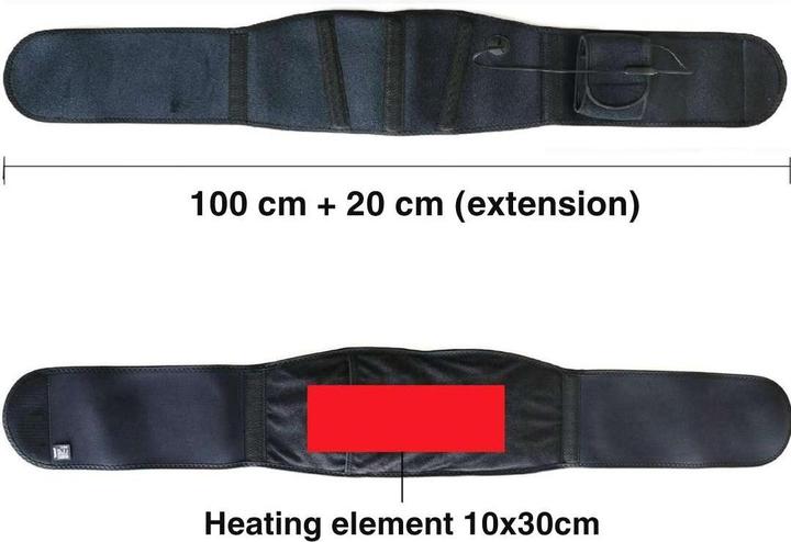 Immagine prodotto Thermrup Cintura riscaldante per dispositivi mobili a infrarossi lontani (100 x 20 cm)
