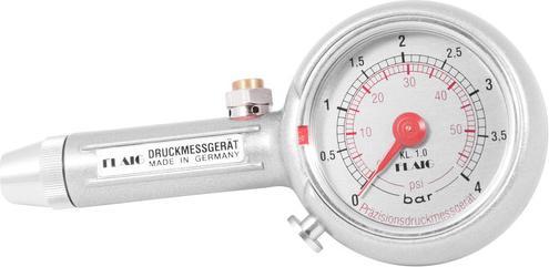 Produktbild Flaig Reifendruckmesser 0-4 bar Reifendruckprüfer mit Ablassventil