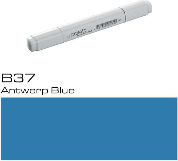 Actual product image Copic Graphic marker Classic type B - 37 (Antwerp Blue, 1 x)